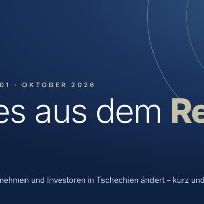 Newsletter MACH LEGAL 01, Oktober 2026 – Neues aus dem Recht